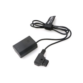 Alvin's Cables NP-FZ100 Dummy-Battery to Dtap Power Cable for Sony A7III A7R A9 ILCE-9 FX3 Digital Camera