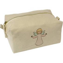 'Adorable Angel in Pink Gown ' Canvas Wash Bag/Makeup Case (CS00041977)