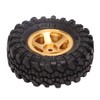 1 Inch RC Tires Brass Wheel Hub Rubber RC Car