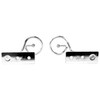 Swish Pair of Metal Curtain Holdback Valance Creator Swags Holders