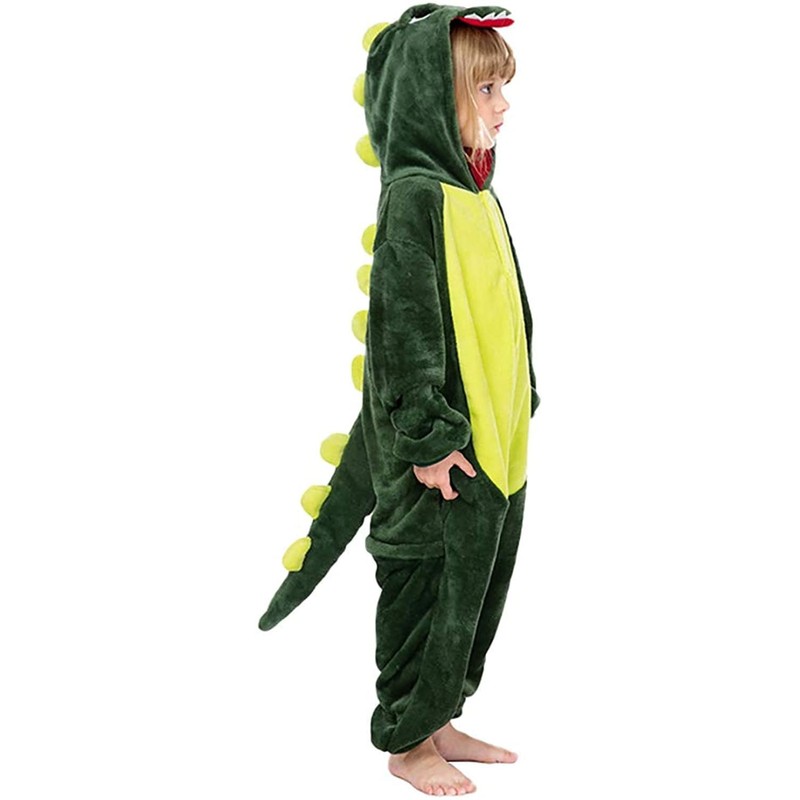cuteDIY Children's Dinosaur Costume, Green, 104-110