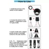 Replacement Quick Connect Soda Water Glass Bottle Adapter Compatible with