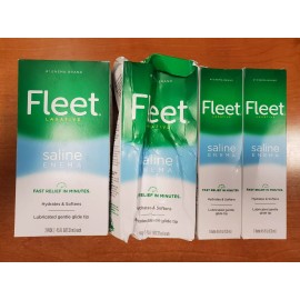 Fleet 6 Bottles: Fleet Laxative Saline Enema for Constipation 4.5oz ea (Exp 3/26) R3P6