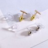 Fishhook Earring Backs for Droopy Ears, Earring Backs Replacement, Bullet
