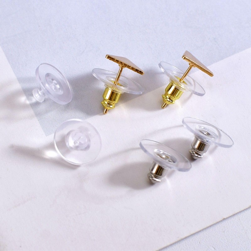 Fishhook Earring Backs for Droopy Ears, Earring Backs Replacement, Bullet