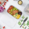 Restaurantware Futura 23.6 Ounce Meal Prep Containers With Lids 100