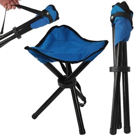 Travel Folding Camping Stool, (Sol·d by→Cenbee) Use Height 14" and Max Weight 300 lbs Outdoor Portable Party Chair Fishing Chair Seat for Camping Fishing Hiking Gardening and Beach Painting