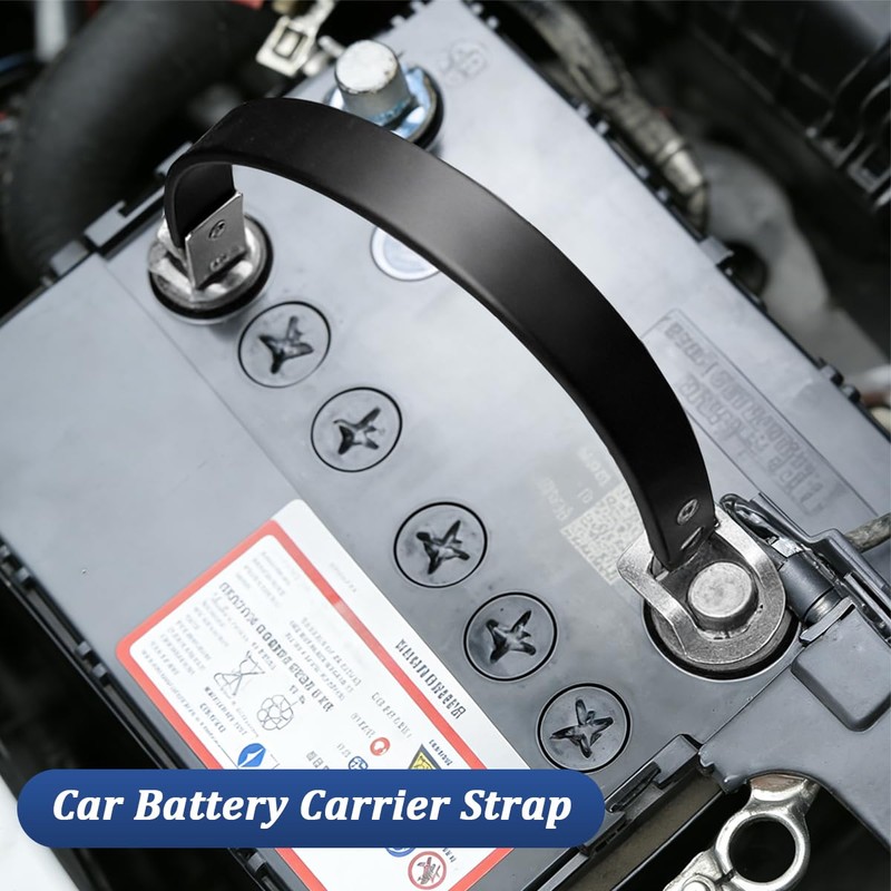Mandark Car Battery Carrier Strap, Heavy Duty Vehicle Battery Side