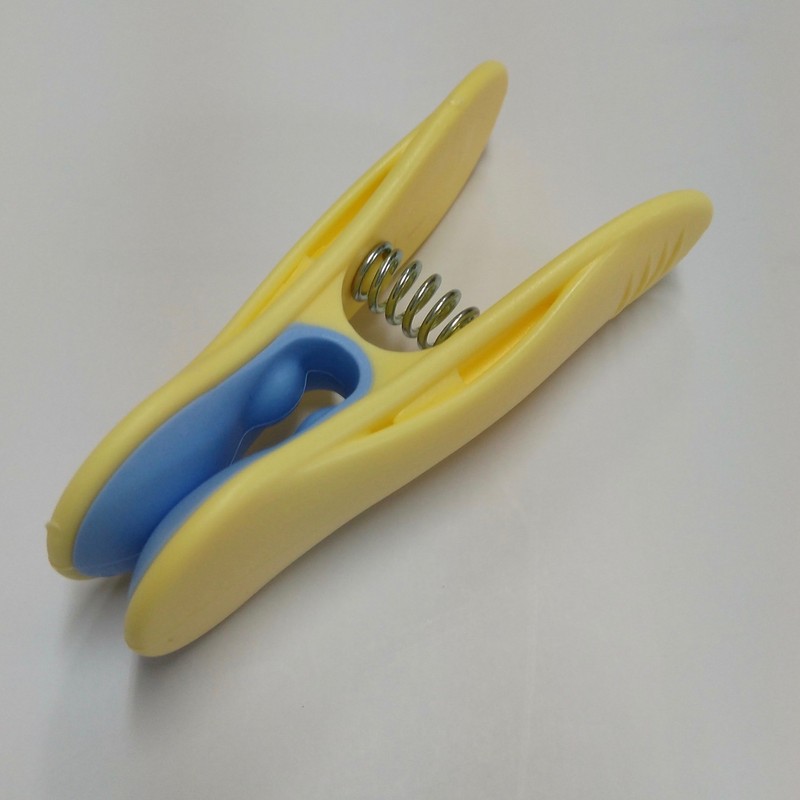 Clothespins puru-masui-tokurippu (Pack) , yelow