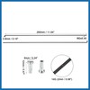A ABSOPRO 12 Pcs 14G J Bend 293mm Bike Bicycle