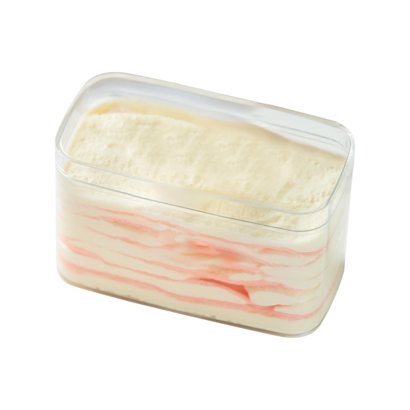 Plastic Dessert Cups with Lids and Sporks,Stickers,Tiramisu Containers,Cookie Containers,Clear Food