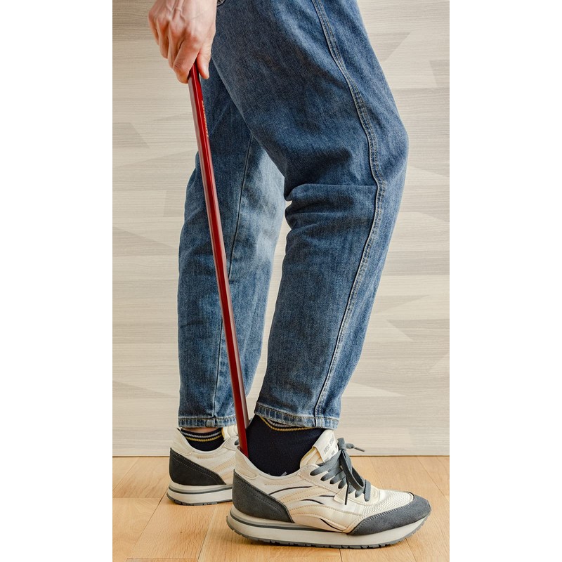 Luxdecor Long Handled Wooden Shoehorns-15in/24in/31.5in Wooden Long Handle Shoe Horn