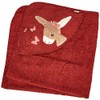 Sterntaler Emmily Hooded Bath Towel 80 x 80 cm Red