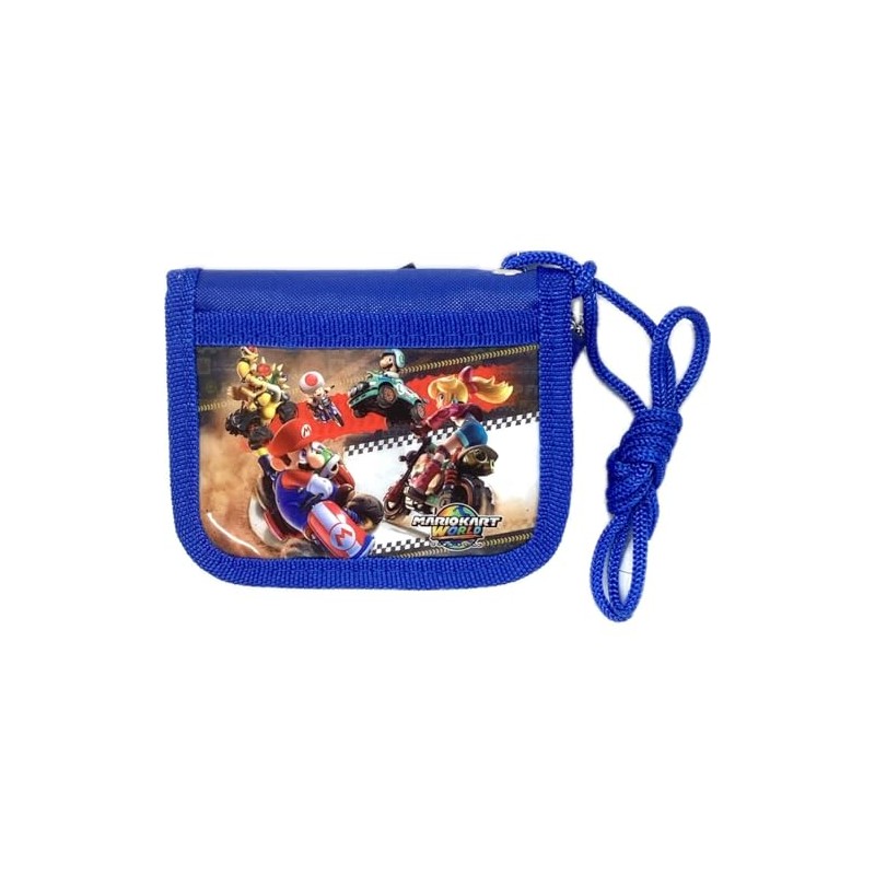 Sun Art Mario Kart World RF Wallet Blue MBS-1233-BLE