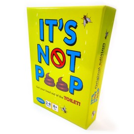 It's Not Poop - Fun Family Card Guessing Game for Kids and Adults, Ideal for Game Night, Camping, Travel and More, for 2-8 Players, Ages 8 and Up