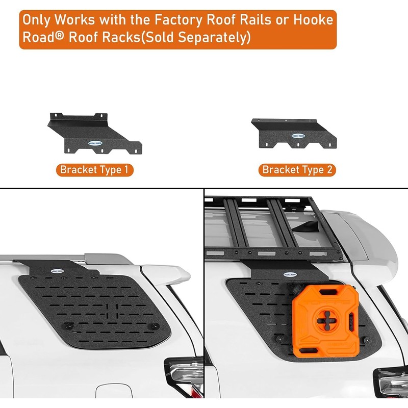 Hooke Road 4Runner Rear Window Exterior Molle Panel Kit for