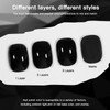 COSMOO Black Quick Dry Nail Polish, Solid Black Air Dry