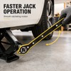 13.4-Inch Carbon Steel Scissor Jack Ratchet Wrench