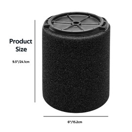 VF7000 Replacement Filter Compatible with Ridgid 5-20 Gallon Wet/Dry Vacuums 2 Pack