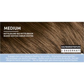 Men Perfect Re-Nature Men's Medium Blonde to Medium Brown (4 x 145 ml), Re-Pigmentation Cream, Restores Natural Hair Colour without Hair Dyeing and Gently Conceals Grey Hair