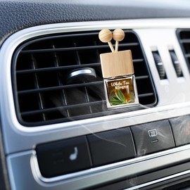 Car Air Freshener | White Tea & Sage Scented Car Fresheners for Women & Men | Long Lasting Fragrance Car Scents | Air Diffuser with Car Vent Clip (2 Pack) (White Tea & Sage)