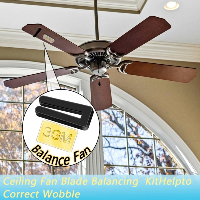 16 PCS Ceiling Fan Blade Balancing Kit, 4 Set Ceiling