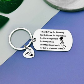 Mentor Appreciation Gifts for Women Men Mentor Keyring for Mentor Thank You Gift Keychain for Coworker Employee Coworker Leaving Gifts Retirement Gift for Teacher Christmas Birthday Gift for Mentor