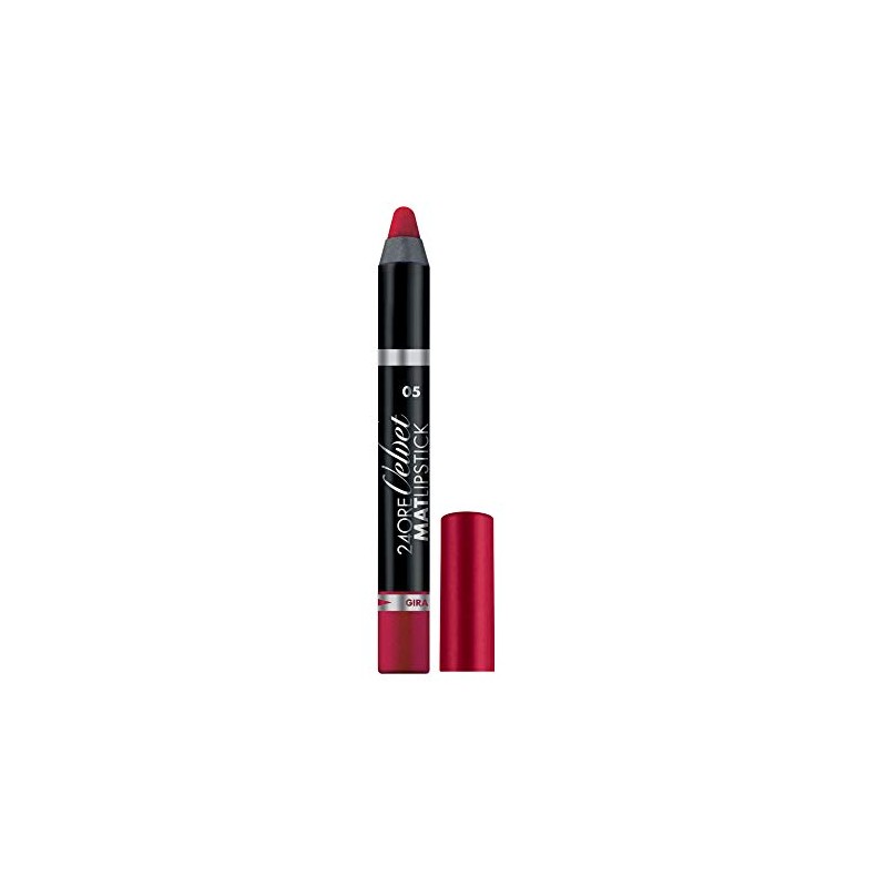 24 Hours Velvet Mat Pencil Lipstick N.05 Red