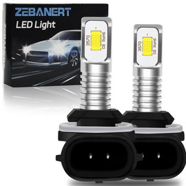 ZEBANERT 886/894/862 Fog lamps Bulbs Compatible with Polaris Ranger 400 500 570 700 800 900 Light Bulbs, 400% Brightness 12000LM 6000K White Ligh,Plug and play,Pack of 2