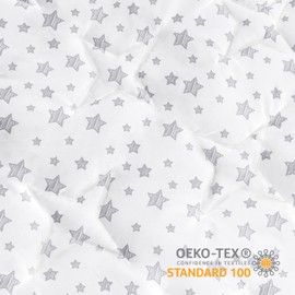 Hexagon Playpen Mat Compatible with POP 'N GO Baby Playpen, 59 Inch Hexagon Playpen Mattress Pad, Non Slip and Cushion Play Mat White with Star Print