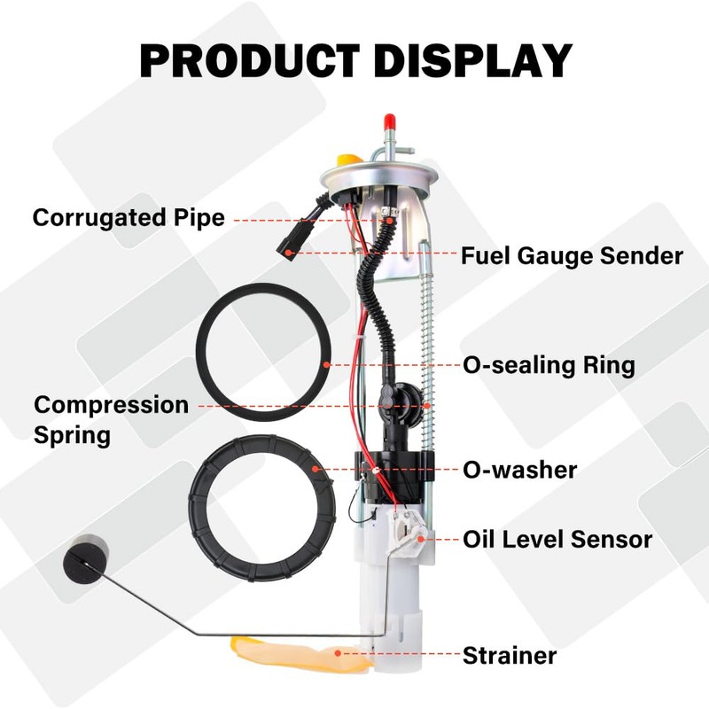 2204306 Fuel Pump Assembly Compatible with 2009-2011 Polaris Ranger 500,