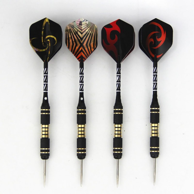 Ariv Hommey 12PCS 22g Iron Tip Dart Flights Aluminum Barrel