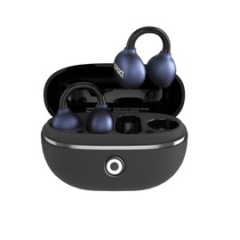 ZIPFORCE - Auriculares inalámbricos verdaderos, auriculares inalámbricos con Bluetooth 5.4 de oído abierto, 2 micrófonos ENC Clear Call, OWS Bluetooth Control táctil, IPX5 impermeable TWS, peso ligero