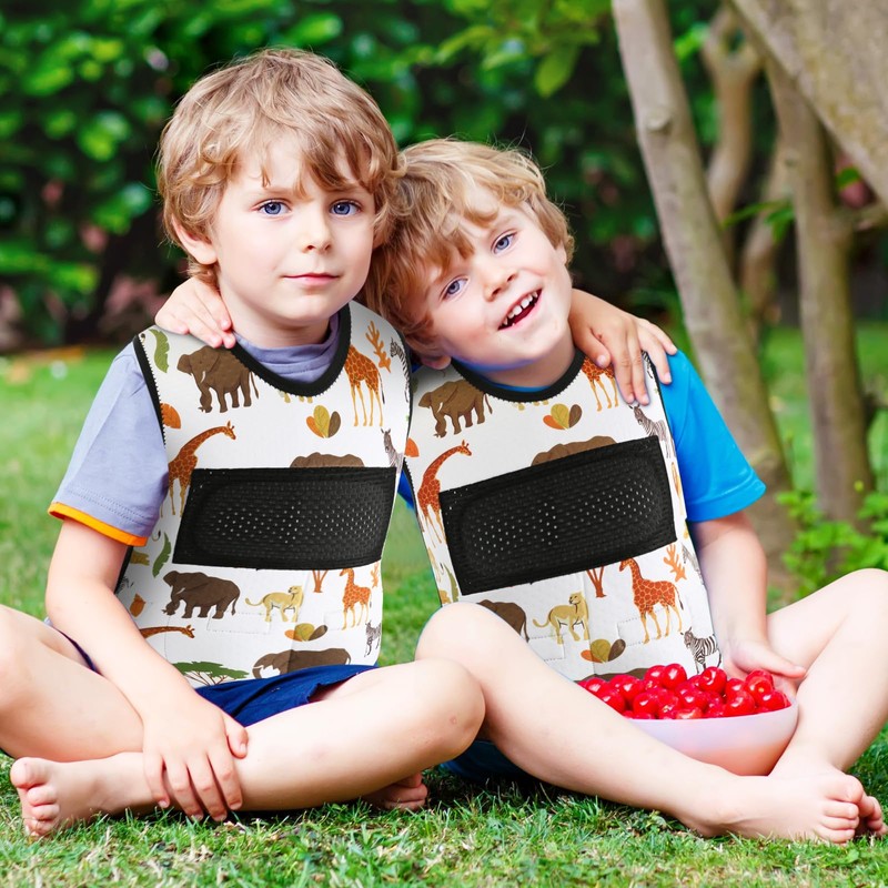 Janmercy Weighted Vest for Kids Ages 4 to 7 and