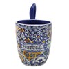 Portuguese Rooster Sardine Azulejo Ceramic Espresso Set - With Spoon