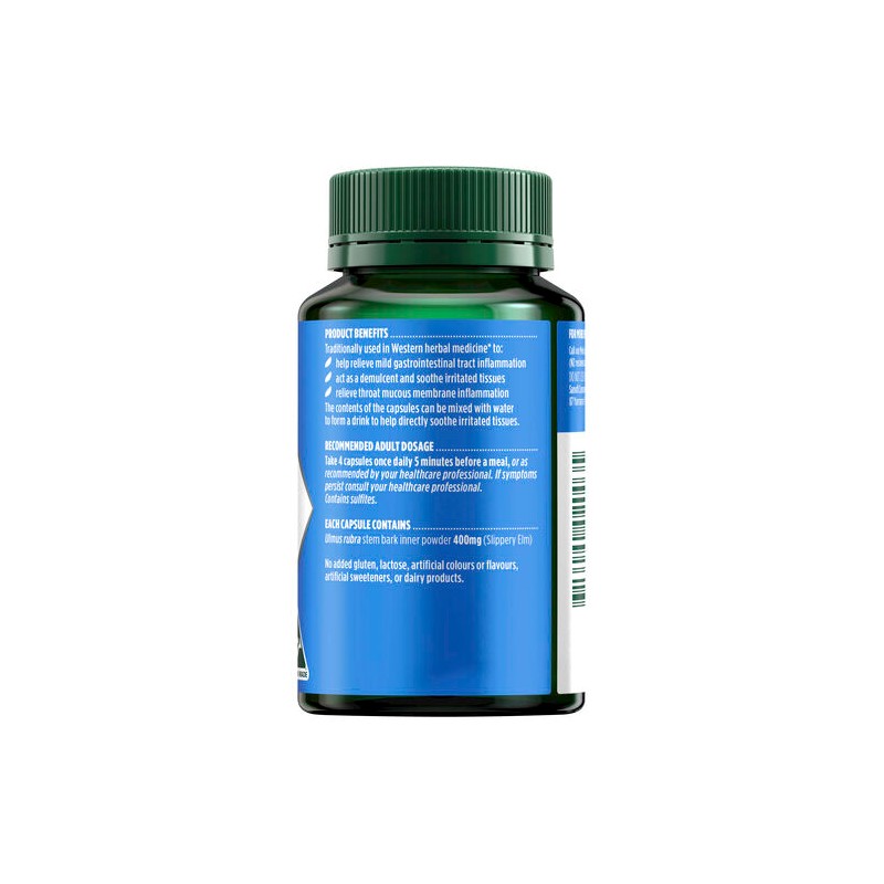 Nature's Own Slippery Elm 400Mg 60 Capsules
