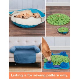 Simplicity SEWING PATTERN Sew Dog Bed Chair Cover - Play Mat Playmat Learning Toy Gift 9440