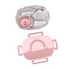 Stainless Steel Insulated Lunch Box 4 Grid Corrosion Prevention Rustproof