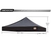 ABCCANOPY Replacement Canopy Top for Pop Up Canopy Tent (8x8,