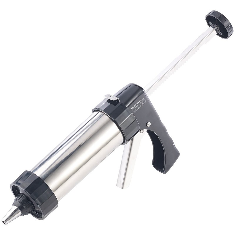 Rosenstein & Söhne Baking syringe: Stainless Steel Pastry Press &