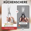 Plys Poultry Scissors Sharp Chicken Scissors Bone Scissors: Stainless Steel