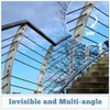 SUPERFINDINGS 10Pcs 316 Stainless Steel Invisible Cable Railing Kit Terminal