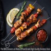 iPEAK BBQ Skewers Stainless Steel Grill Kebab Skewer 29.5cm Long