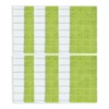 Simpli-Magic 79284 Microfiber Kitchen Towels, Checkered, Lime, 15"x25", 12 Pack