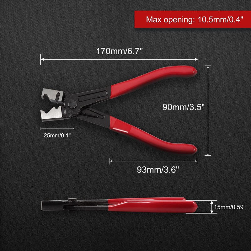 LEONTOOL Clic-R Hose Clamp Pliers, 7 Inch Clic-r Type Clamp
