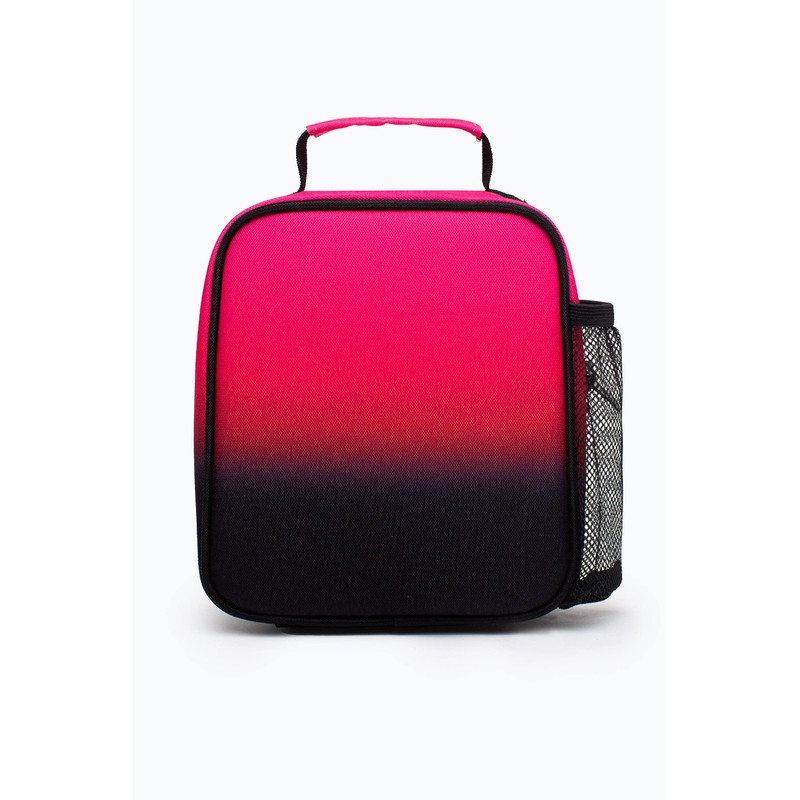 hype Unisex Pink Black Fade Crest Lunchbox