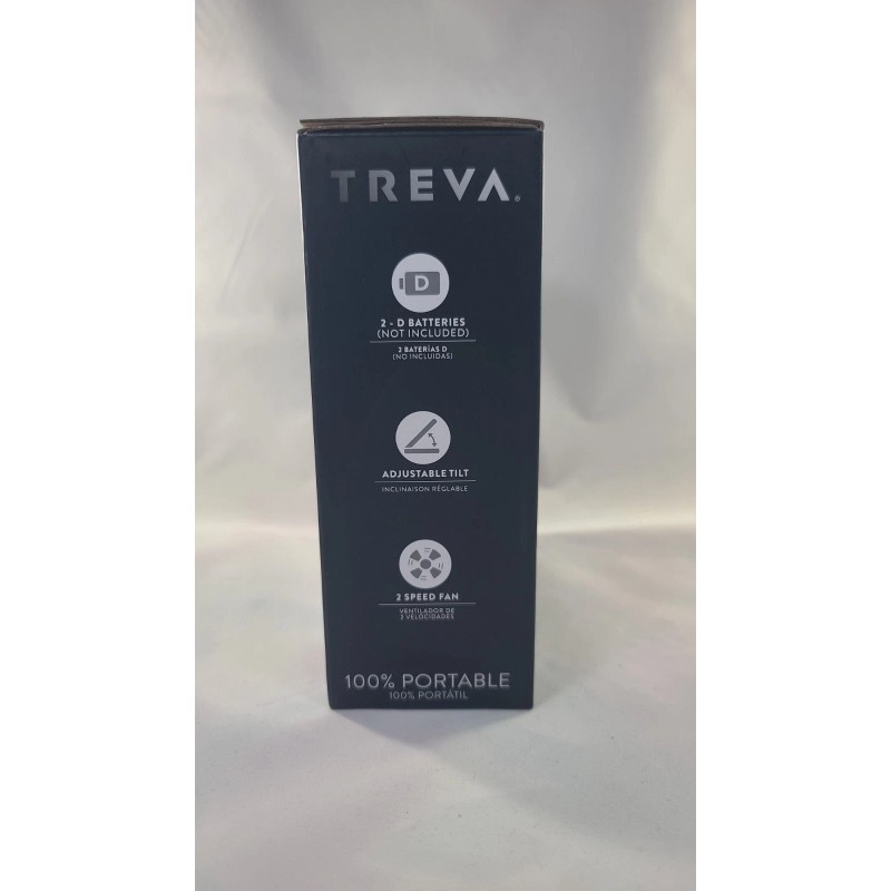 O2 COOL Cool Portable Fan, 2 Speeds, Blade Dia -