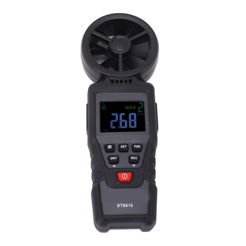 Handheld Anemometer LCD Display Strong Anti Interference Wind Speed Meter