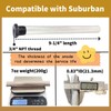 2Pack RV Water Heater Anode Rod and Flush Wand, Compatible