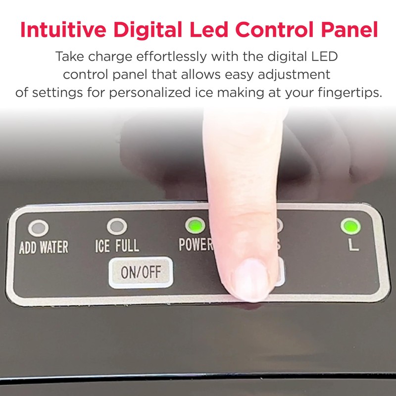 Frigidaire 26 Lbs per Day Portable Compact Maker, Ice Making